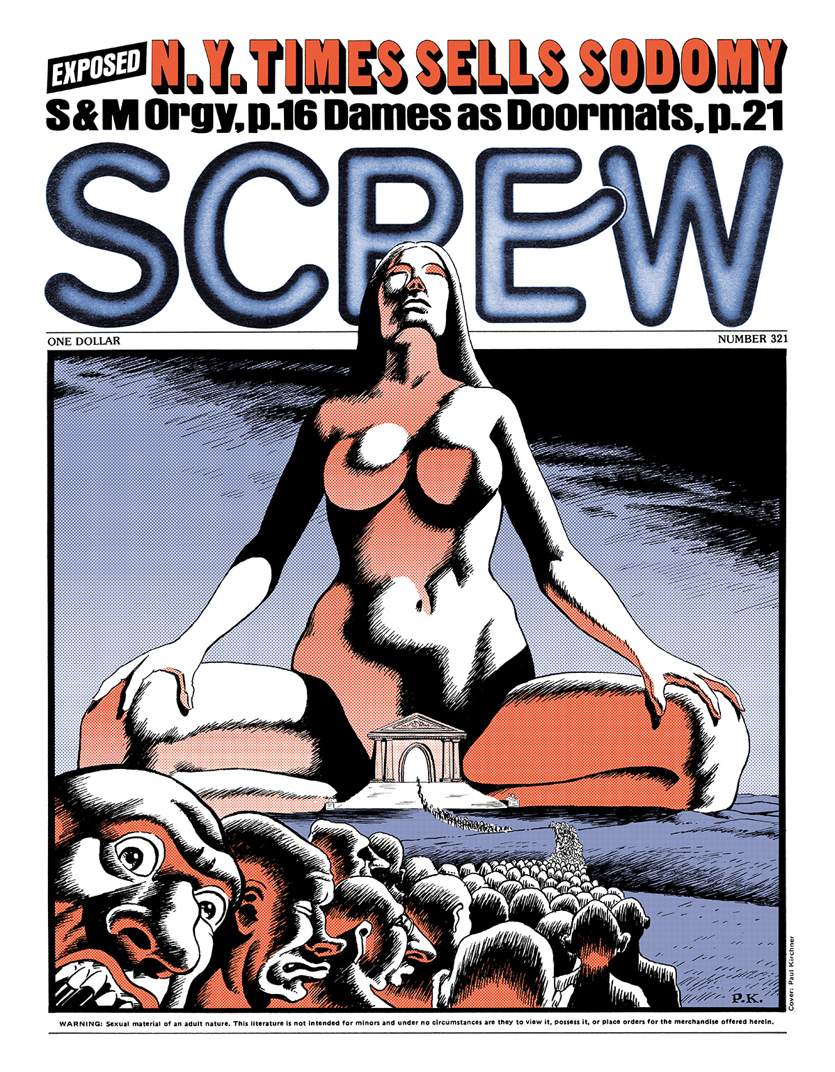 Screw magazine, par Paul Kirchner
