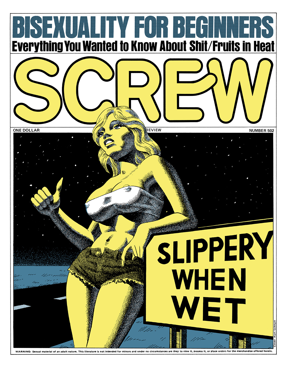 Screw magazine, par Paul Kirchner