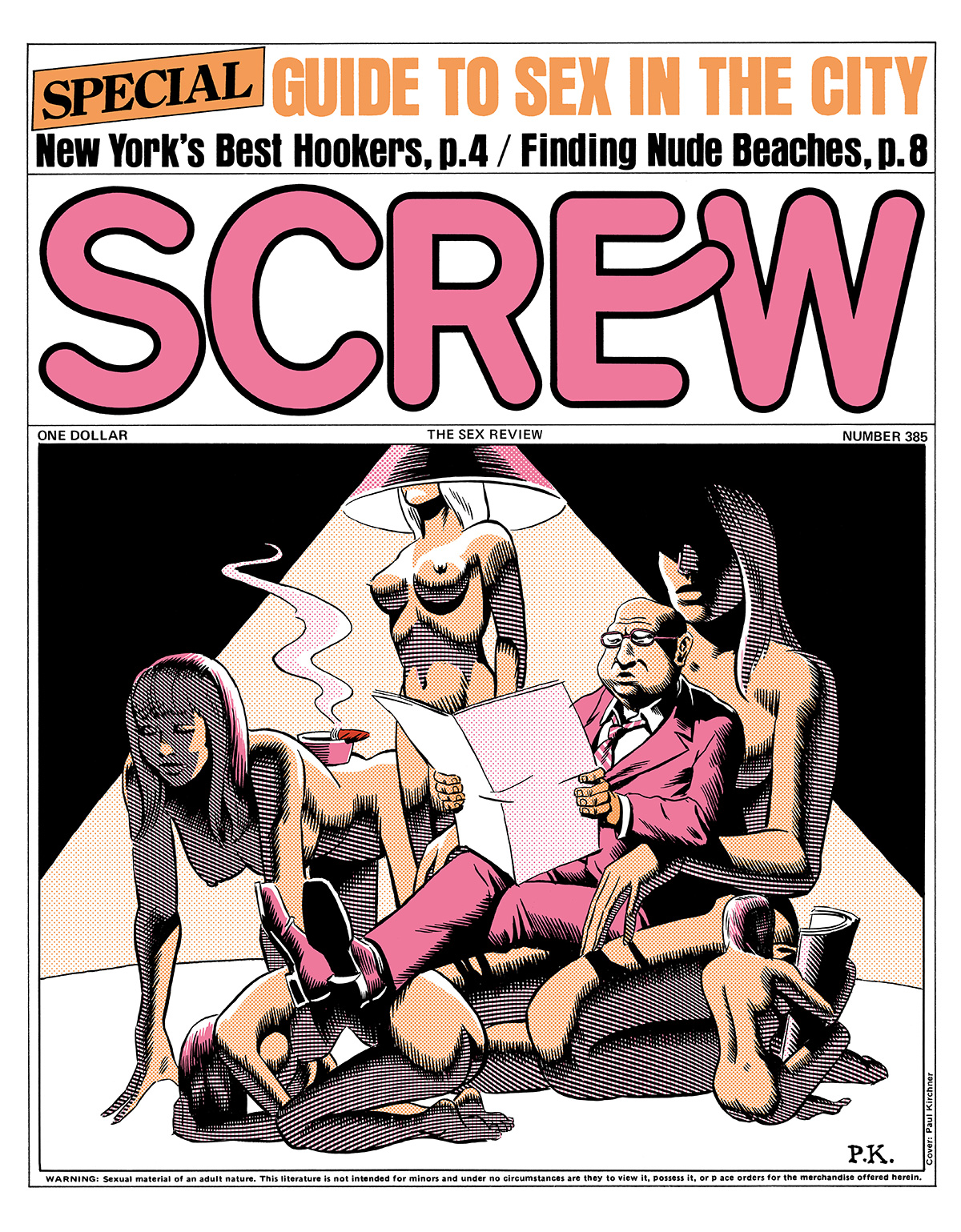 Screw magazine, par Paul Kirchner