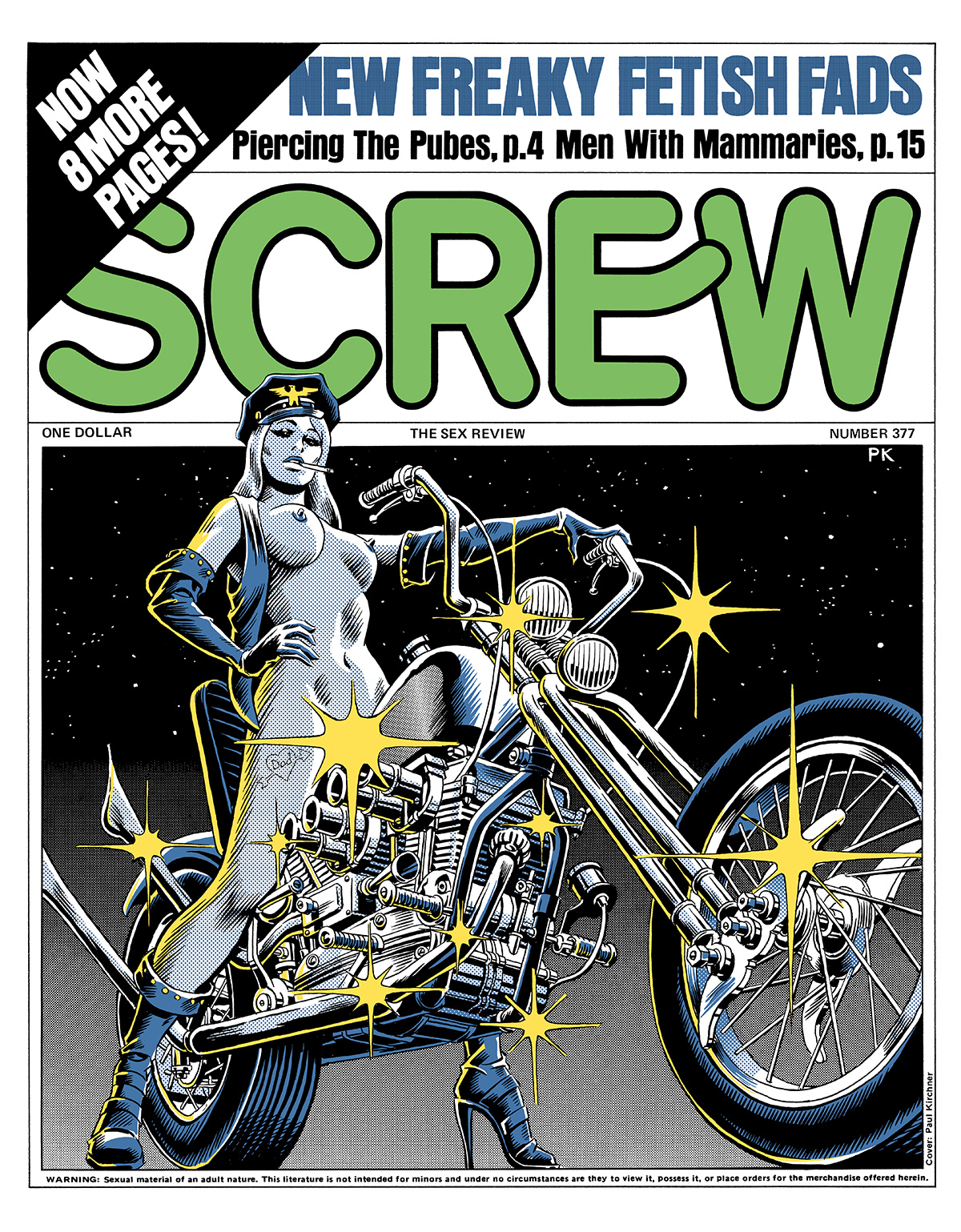 Screw magazine, par Paul Kirchner