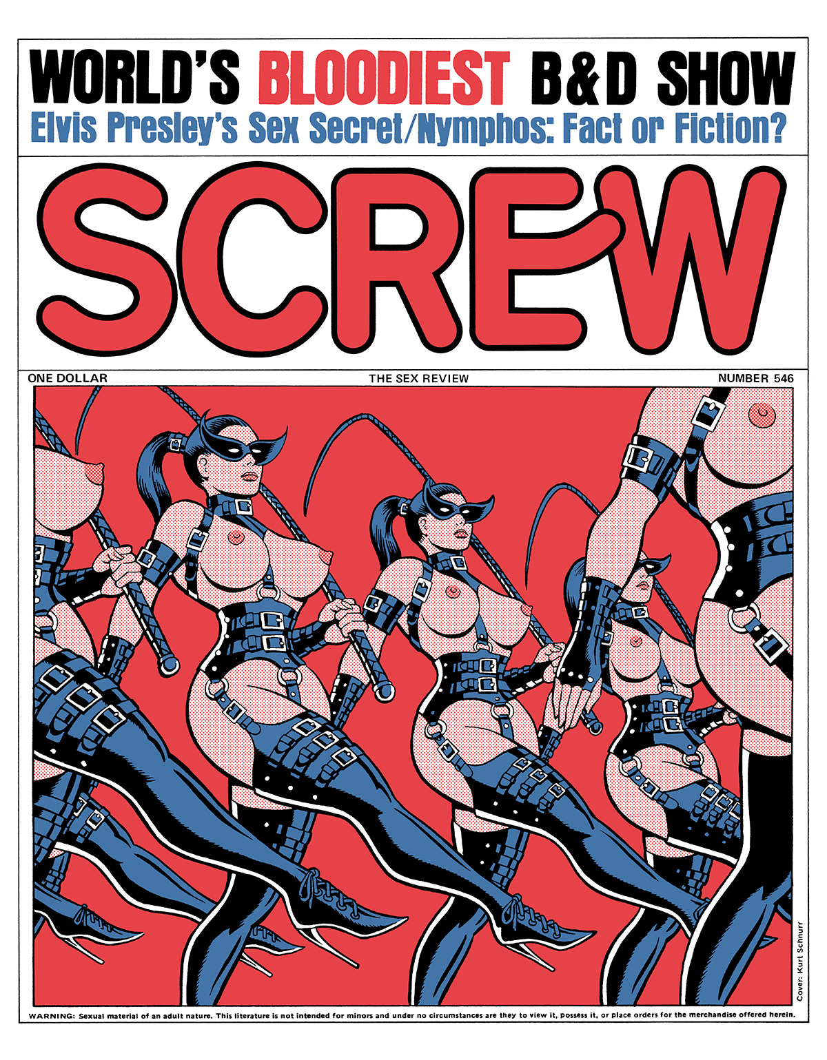 Screw magazine, par Paul Kirchner